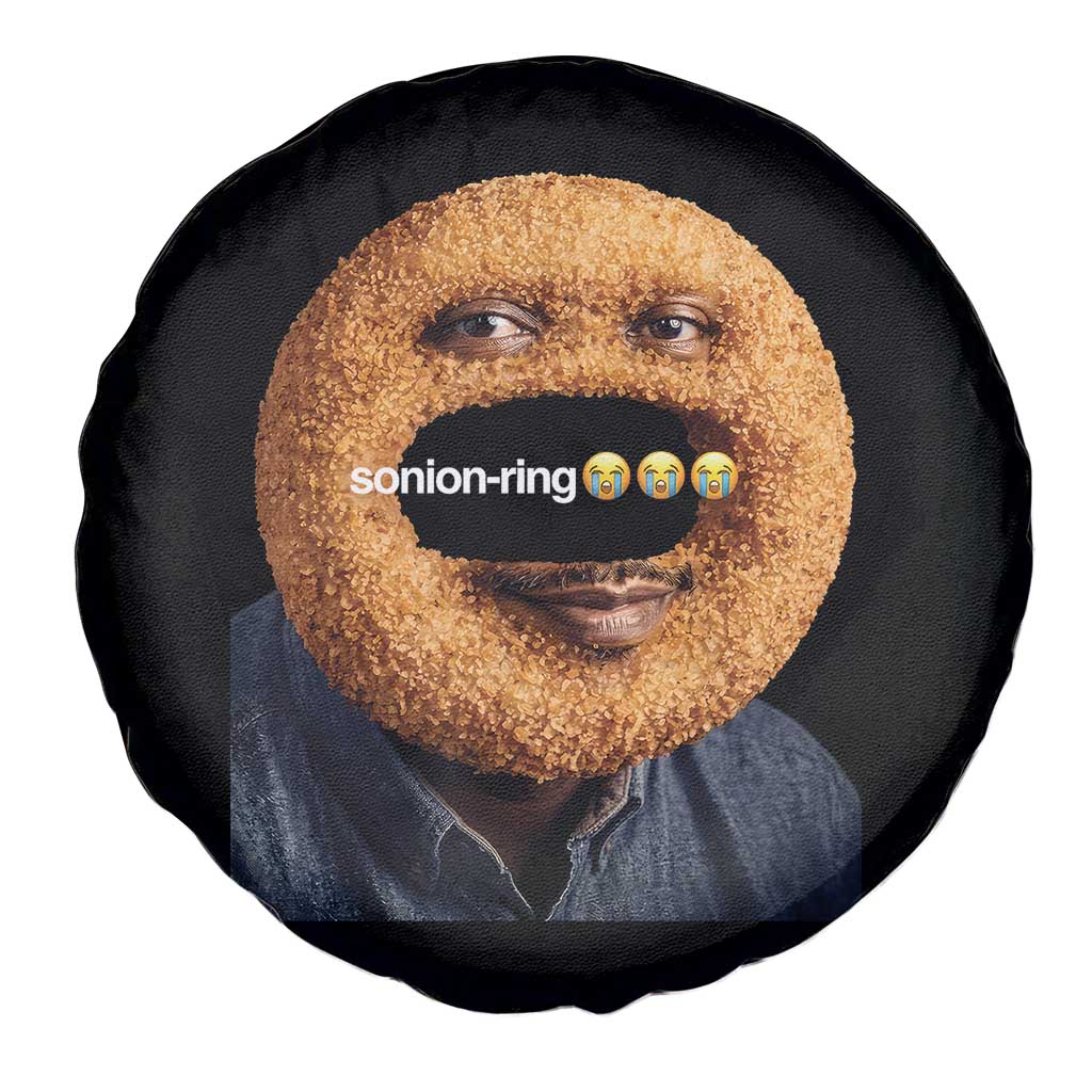 Funny Sonion Ring Cursed Meme Graphic Spare Tire Cover Surreal Deep Fried Onion Ring Joke TS02 Print Your Wear