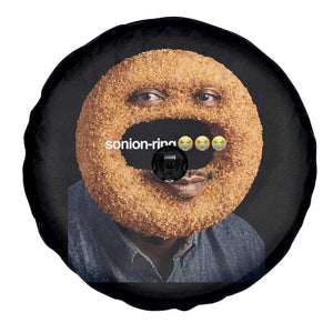 Funny Sonion Ring Cursed Meme Graphic Spare Tire Cover Surreal Deep Fried Onion Ring Joke TS02 Print Your Wear