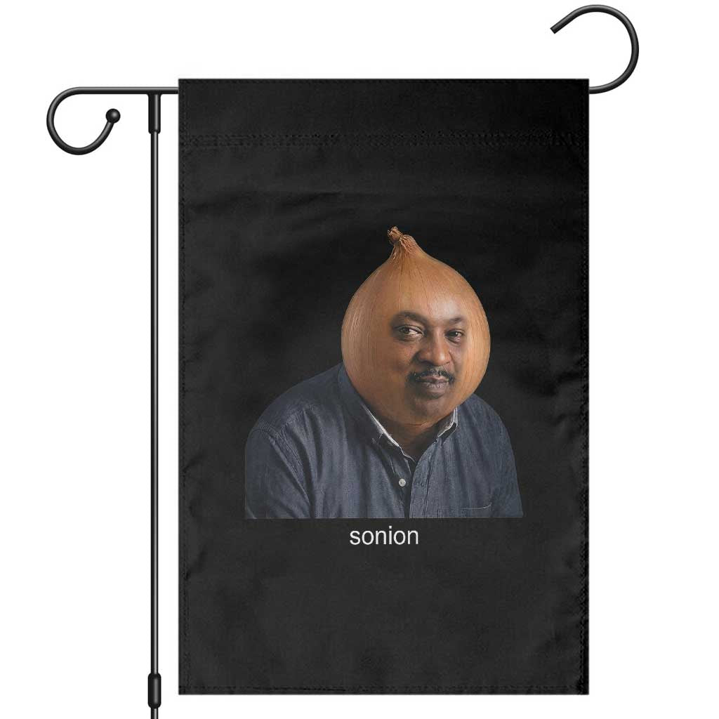 Viral Sonion Surreal Meme Garden Flag Funny Crying Onion Man Aesthetic Joke