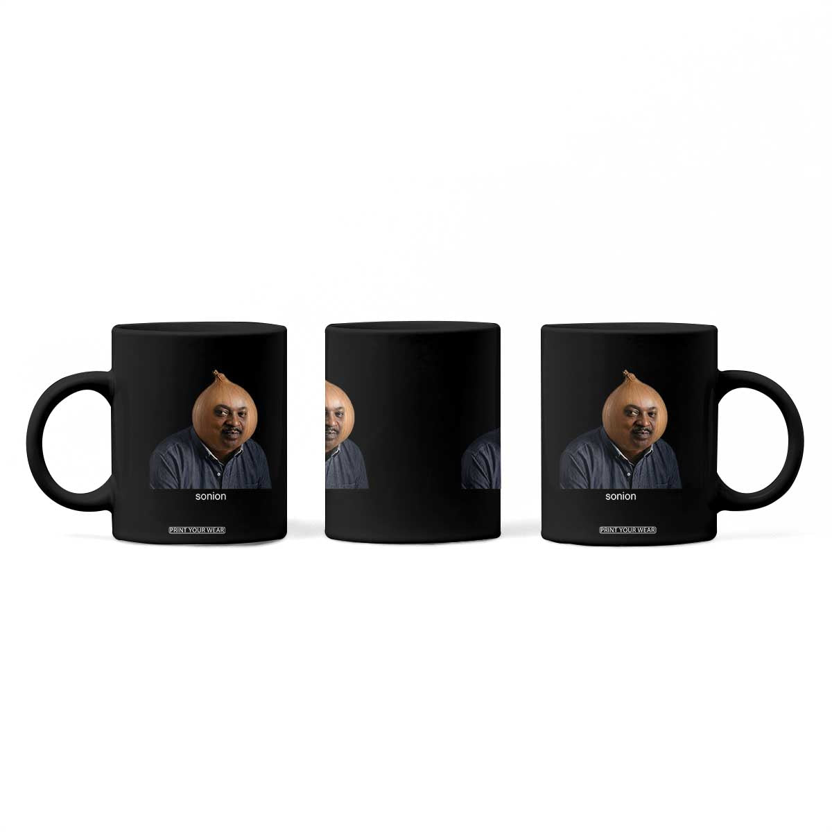 Viral Sonion Surreal Meme Coffee Mug Funny Crying Onion Man Aesthetic Joke TS02 Print Your Wear