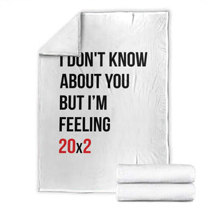 Funny 40th Birthday Pop Culture Lyric Parody Throw Blanket Im Feeling 20x2 40 Years Old Milestone Bday Gag Gift