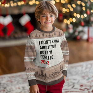 Funny 40th Birthday Pop Culture Lyric Parody Ugly Christmas Sweater Im Feeling 20x2 40 Years Old Milestone Bday Gag Gift
