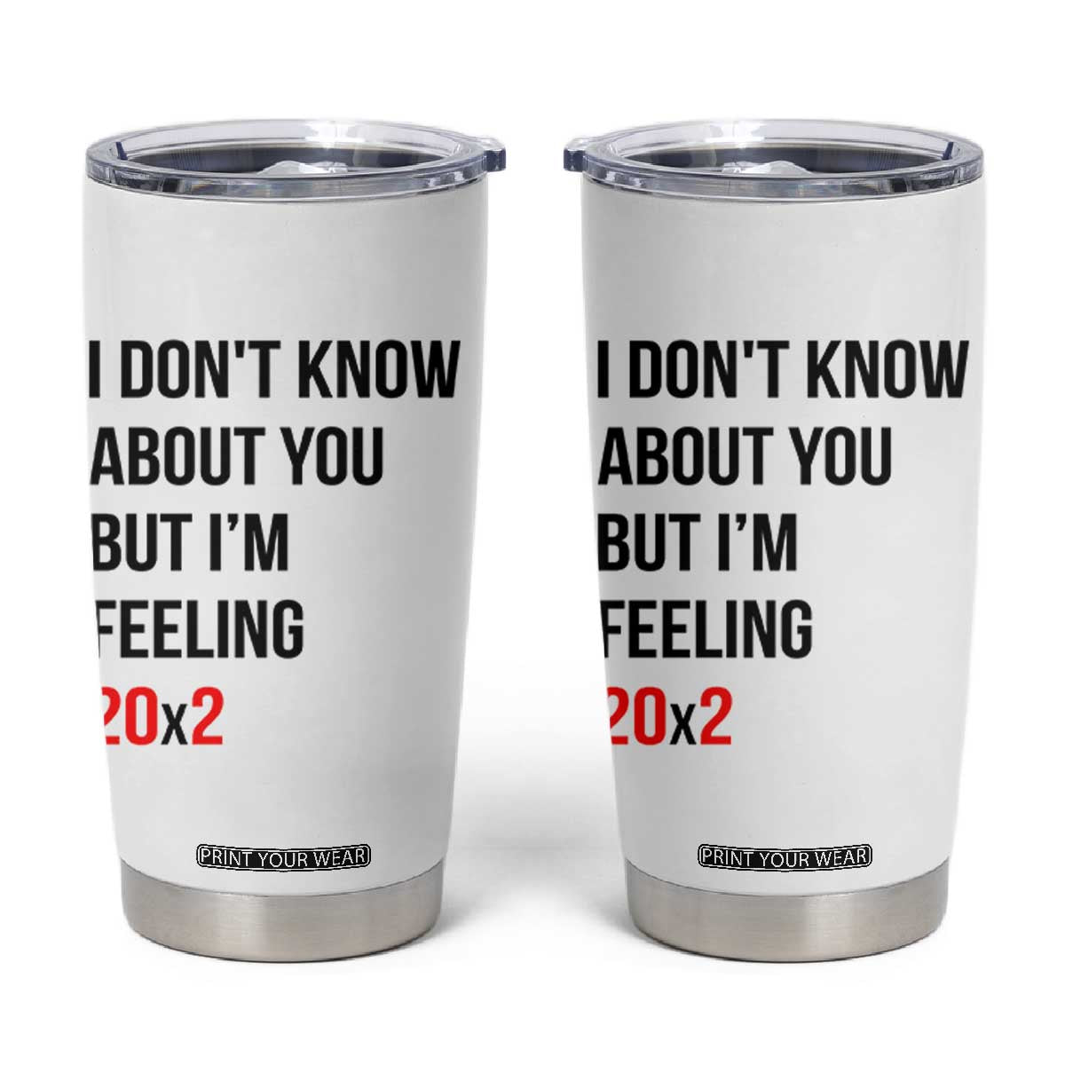 Funny 40th Birthday Pop Culture Lyric Parody Tumbler Cup Im Feeling 20x2 40 Years Old Milestone Bday Gag Gift