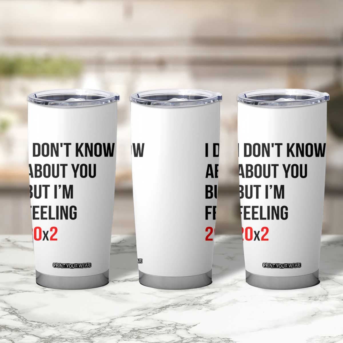 Funny 40th Birthday Pop Culture Lyric Parody Tumbler Cup Im Feeling 20x2 40 Years Old Milestone Bday Gag Gift