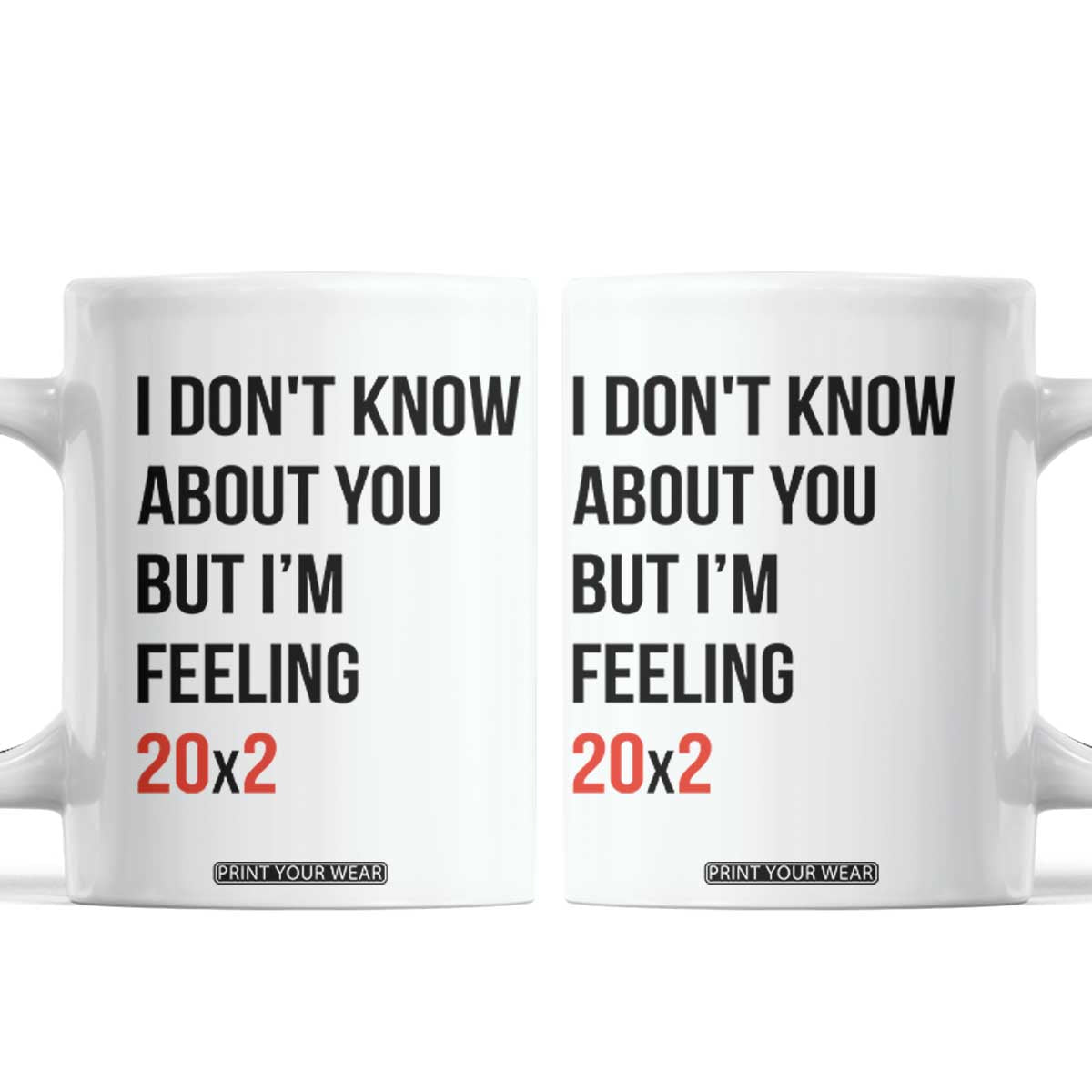 Funny 40th Birthday Pop Culture Lyric Parody Coffee Mug Im Feeling 20x2 40 Years Old Milestone Bday Gag Gift