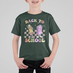 Welcome Back To School T Shirt For Kid Happy First Day Of School Cute Retro Groovy TS02 Printyourwear