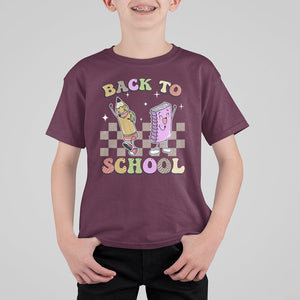Welcome Back To School T Shirt For Kid Happy First Day Of School Cute Retro Groovy TS02 Printyourwear