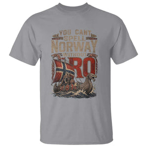 Funny You Cant Spell Norway Without RO T Shirt Vintage Longship Viking Row Spirit Heritage