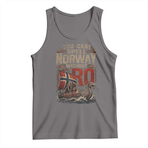 Funny You Cant Spell Norway Without RO Tank Top Vintage Longship Viking Row Spirit Heritage