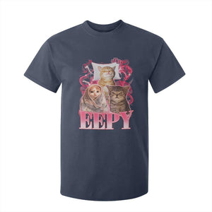 Eepy Sleepy Cats Y2K Bootleg Meme Graphic T Shirt For Kid Funny Internet Culture Humor
