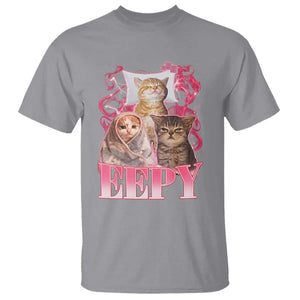 Eepy Sleepy Cats Y2K Bootleg Meme Graphic T Shirt Funny Internet Culture Humor