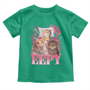 Eepy Sleepy Cats Y2K Bootleg Meme Graphic Toddler T Shirt Funny Internet Culture Humor