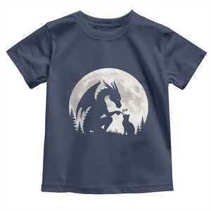 Dragon Boop Cat Full Moon Graphic Toddler T Shirt Cute Fantasy Animal RPG Gamers