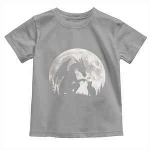 Dragon Boop Cat Full Moon Graphic Toddler T Shirt Cute Fantasy Animal RPG Gamers