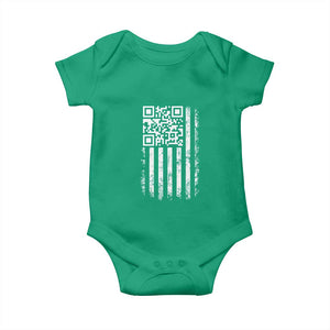 Funny QR Scan Me Trump Dancing Baby Onesie Mr President 45 47 TS02 Irish Green Print Your Wear
