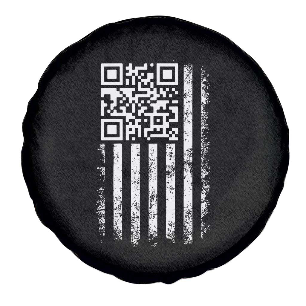 Funny QR Scan Me Trump Dancing Spare Tire Cover Mr President 45 47 TS02 Print Your Wear