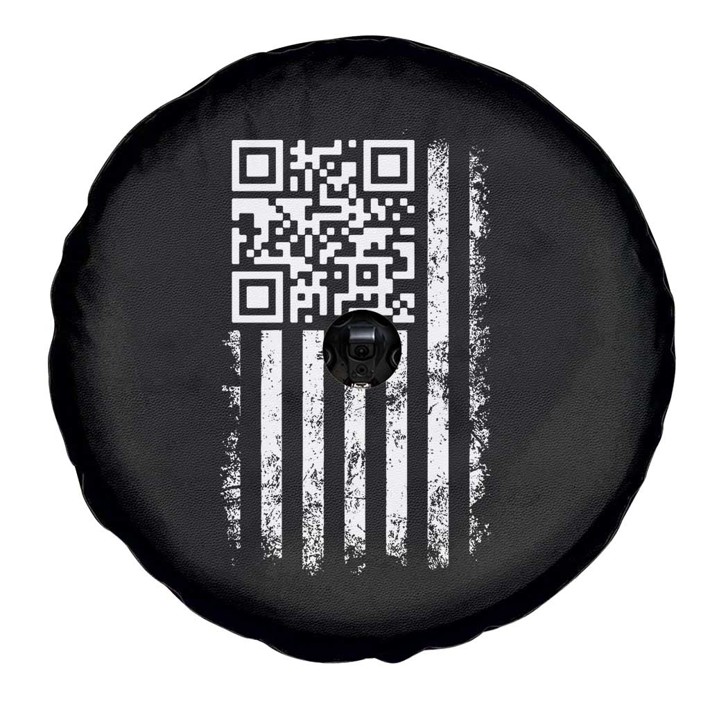 Funny QR Scan Me Trump Dancing Spare Tire Cover Mr President 45 47 TS02 Print Your Wear