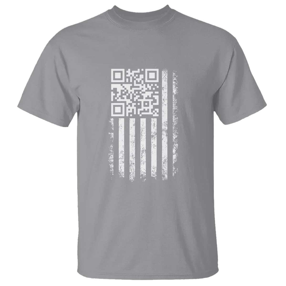 Funny QR Scan Me Trump Dancing T Shirt Mr President 45 47 TS02 Sport Gray Print Your Wear