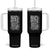 Funny QR Scan Me Trump Dancing Tumbler With Handle Mr President 45 47 TS02 One Size: 40 oz Black Print Your Wear