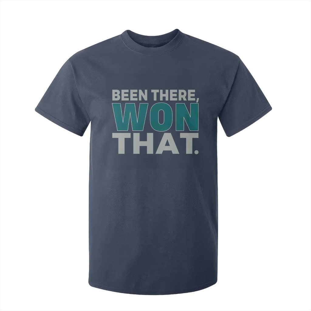 Been There Won That T Shirt For Kid Victory for Football Fans TS02 Navy Print Your Wear