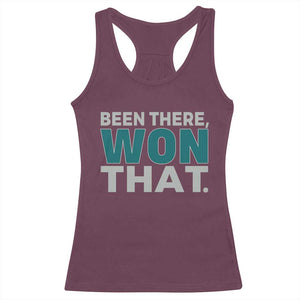 Been There Won That Racerback Tank Top Victory for Football Fans TS02 Maroon Print Your Wear