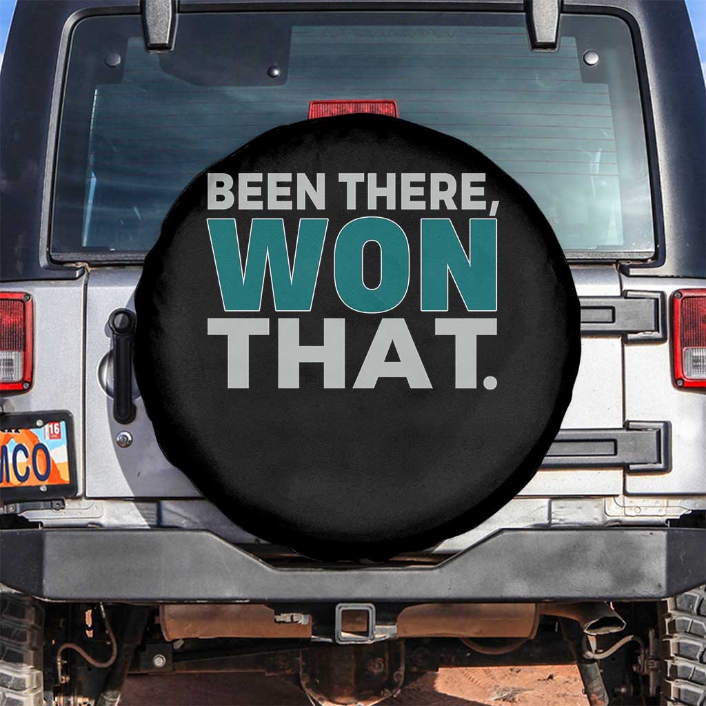 Been There Won That Spare Tire Cover Victory for Football Fans TS02 No hole Black Print Your Wear