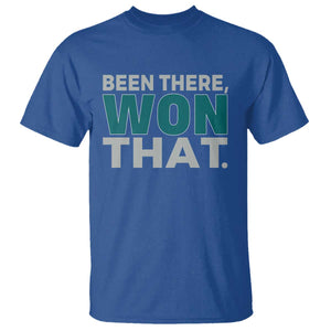 Been There Won That T Shirt Victory for Football Fans TS02 Royal Blue Print Your Wear