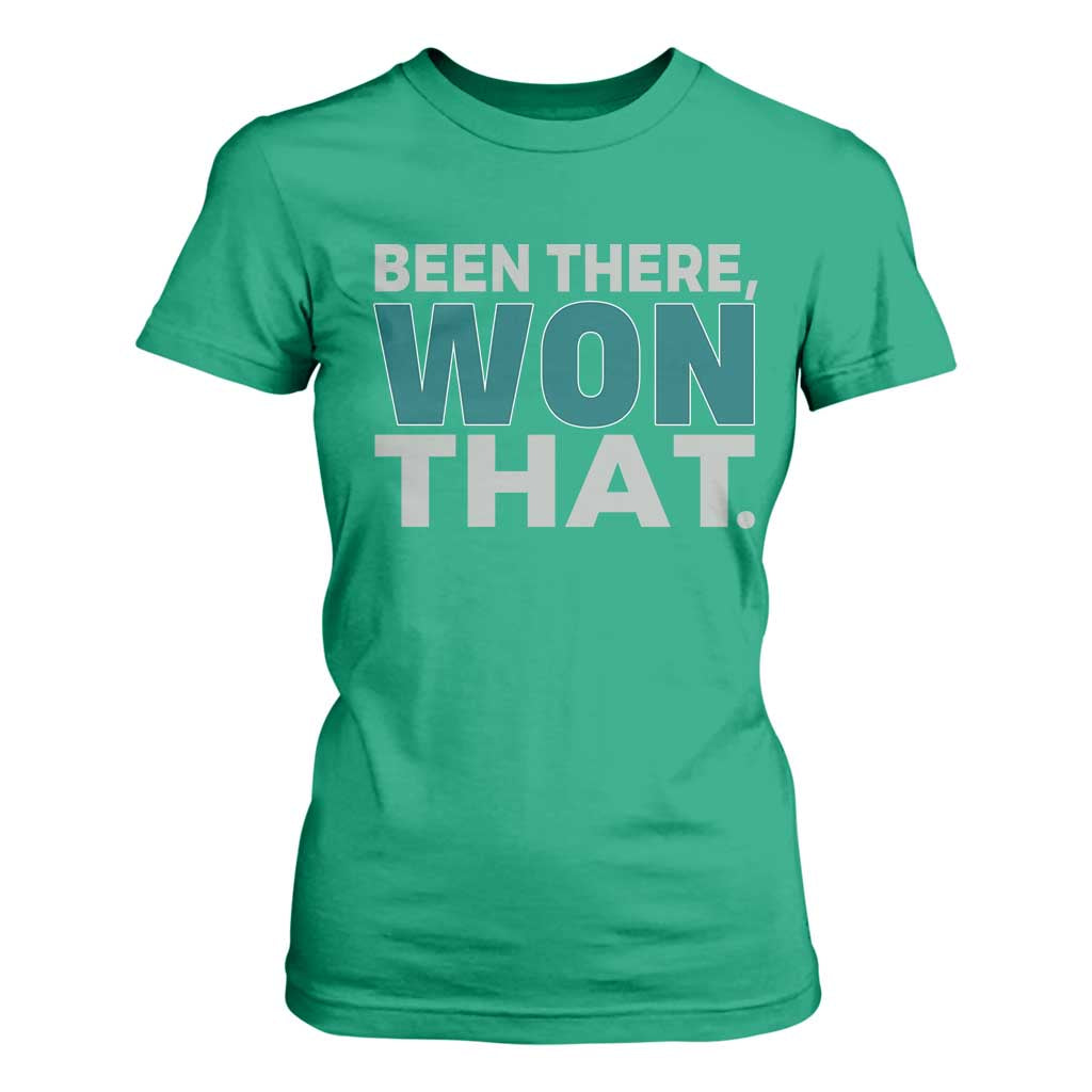 Been There Won That T Shirt For Women Victory for Football Fans TS02 Irish Green Print Your Wear