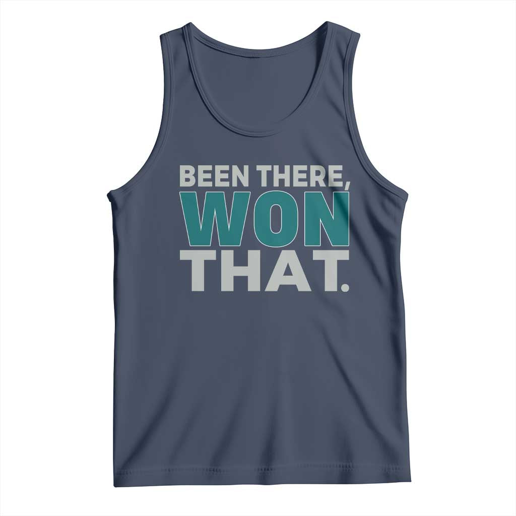 Been There Won That Tank Top Victory for Football Fans TS02 Navy Print Your Wear