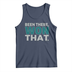 Been There Won That Tank Top Victory for Football Fans TS02 Navy Print Your Wear