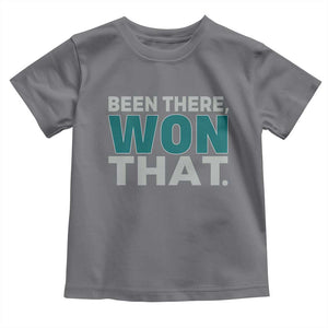 Been There Won That Toddler T Shirt Victory for Football Fans TS02 Charcoal Print Your Wear