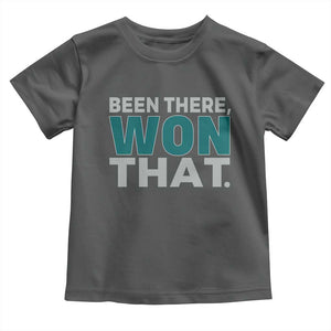 Been There Won That Toddler T Shirt Victory for Football Fans TS02 Dark Heather Print Your Wear