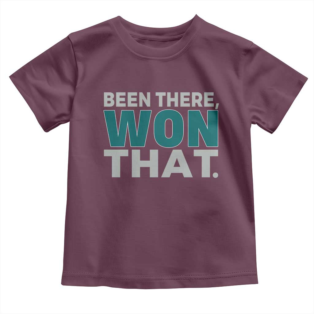 Been There Won That Toddler T Shirt Victory for Football Fans TS02 Maroon Print Your Wear