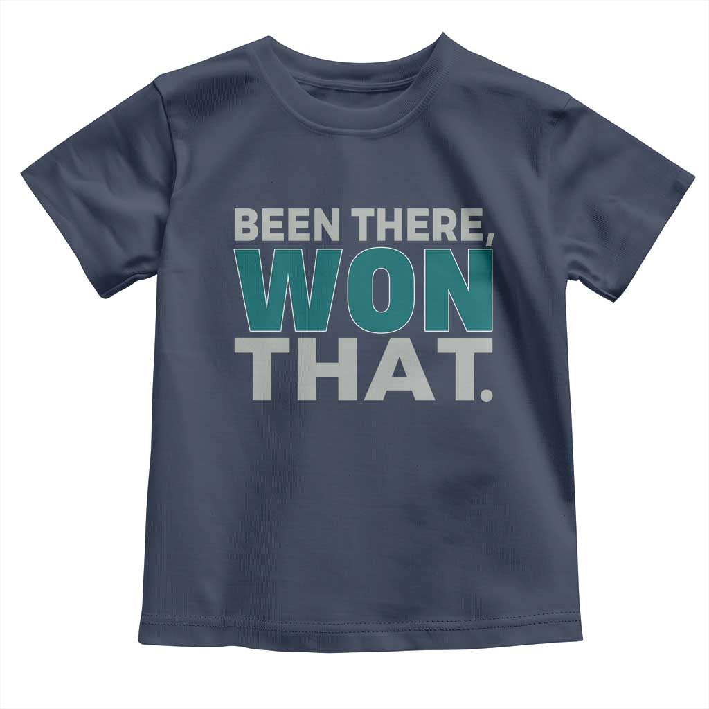 Been There Won That Toddler T Shirt Victory for Football Fans TS02 Navy Print Your Wear