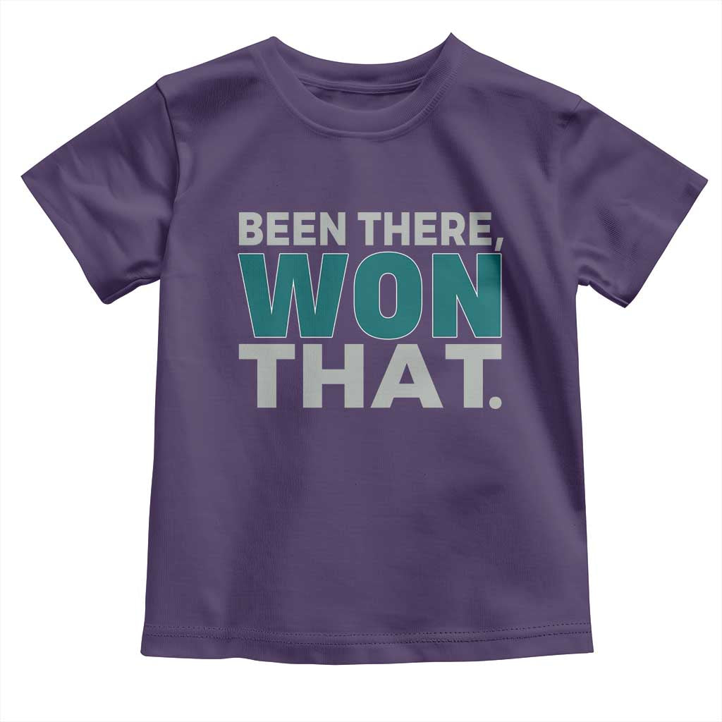 Been There Won That Toddler T Shirt Victory for Football Fans TS02 Purple Print Your Wear