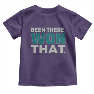 Been There Won That Toddler T Shirt Victory for Football Fans TS02 Purple Print Your Wear