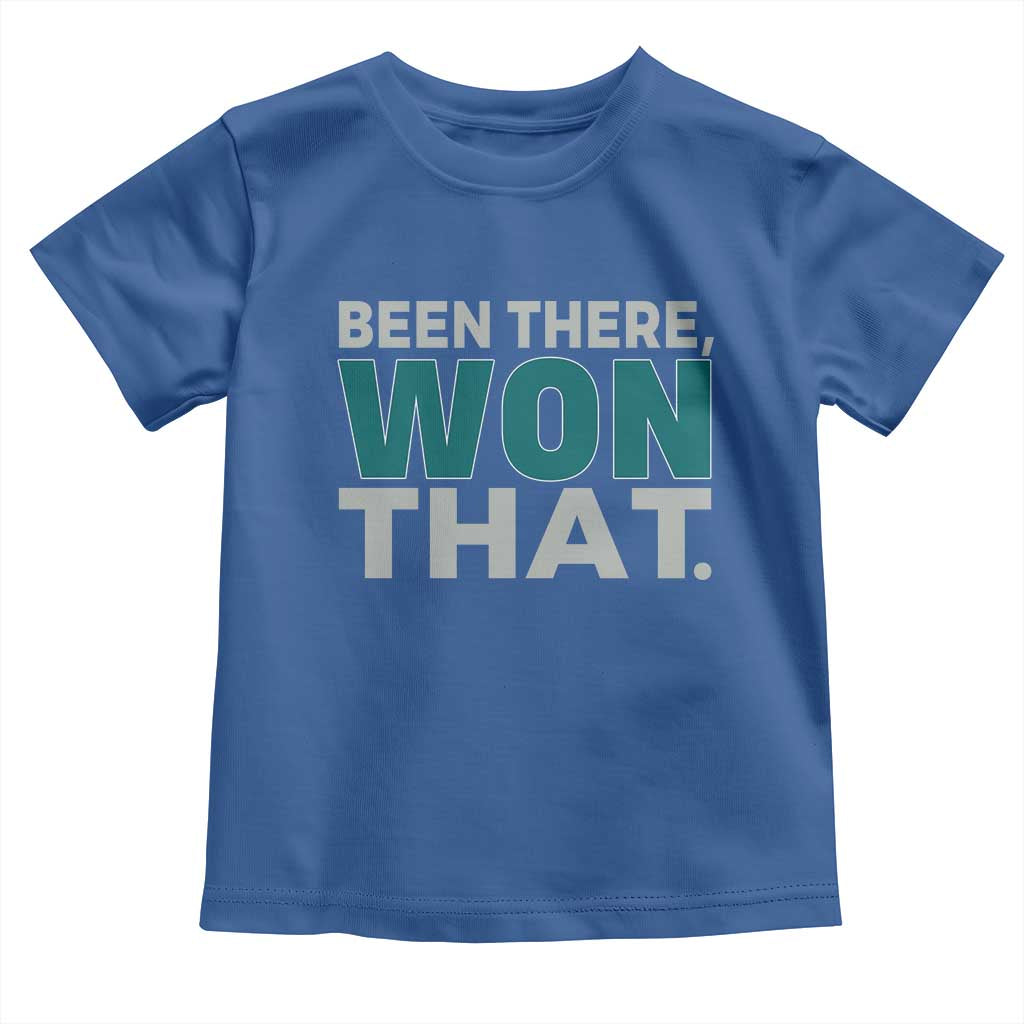 Been There Won That Toddler T Shirt Victory for Football Fans TS02 Royal Blue Print Your Wear