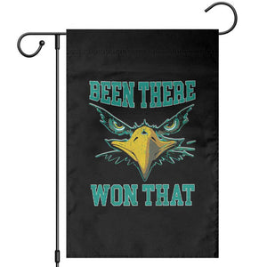 Been There Won That Garden Flag Fierce Eagle Eyes TS02 Black Print Your Wear