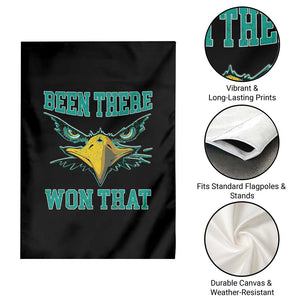 Been There Won That Garden Flag Fierce Eagle Eyes TS02 Print Your Wear
