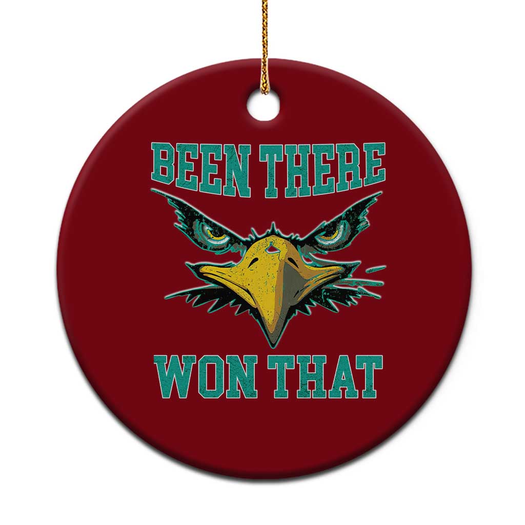Been There Won That Ceramic Ornament Fierce Eagle Eyes TS02 1pc Red Print Your Wear