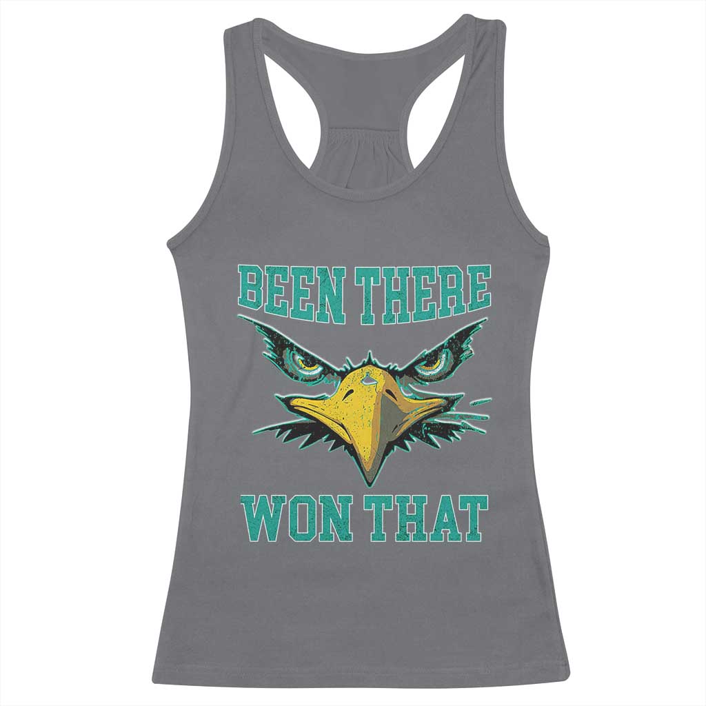 Been There Won That Racerback Tank Top Fierce Eagle Eyes TS02 Charcoal Print Your Wear
