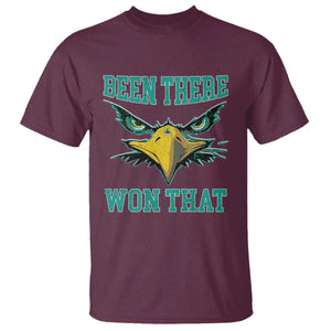 Been There Won That T Shirt Fierce Eagle Eyes TS02 Maroon Print Your Wear