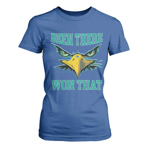 Been There Won That T Shirt For Women Fierce Eagle Eyes TS02 Royal Blue Print Your Wear