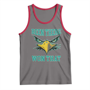 Been There Won That Tank Top Fierce Eagle Eyes TS02 Deep Heather Red Print Your Wear