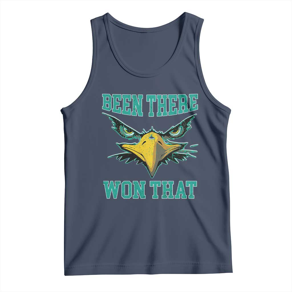 Been There Won That Tank Top Fierce Eagle Eyes TS02 Navy Print Your Wear