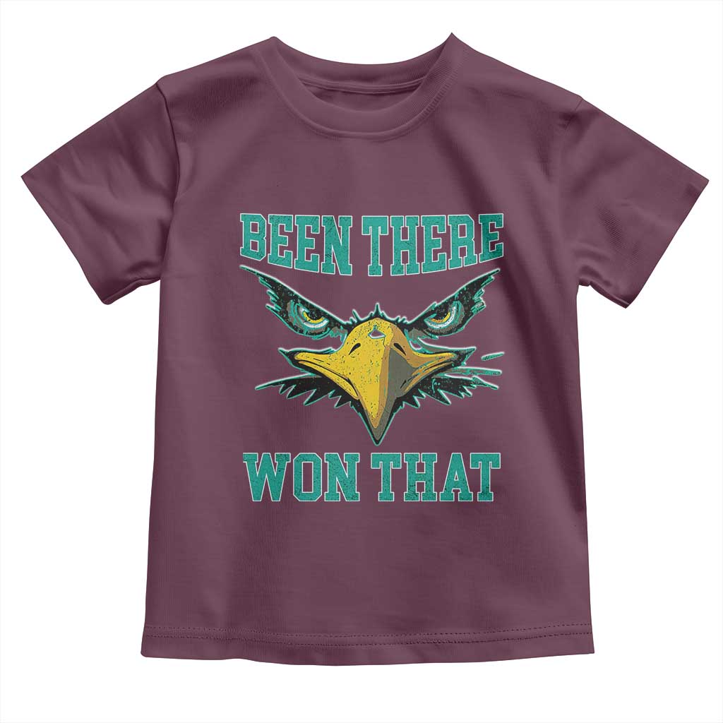 Been There Won That Toddler T Shirt Fierce Eagle Eyes TS02 Maroon Print Your Wear