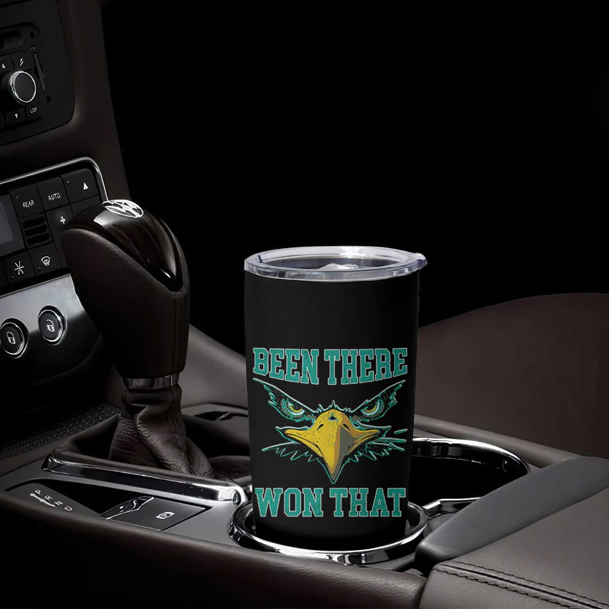 Been There Won That Tumbler Cup Fierce Eagle Eyes TS02 Print Your Wear