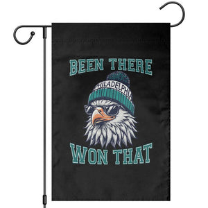 Been There Won That Fierce Eagle Graphic Garden Flag TS02 Black Print Your Wear