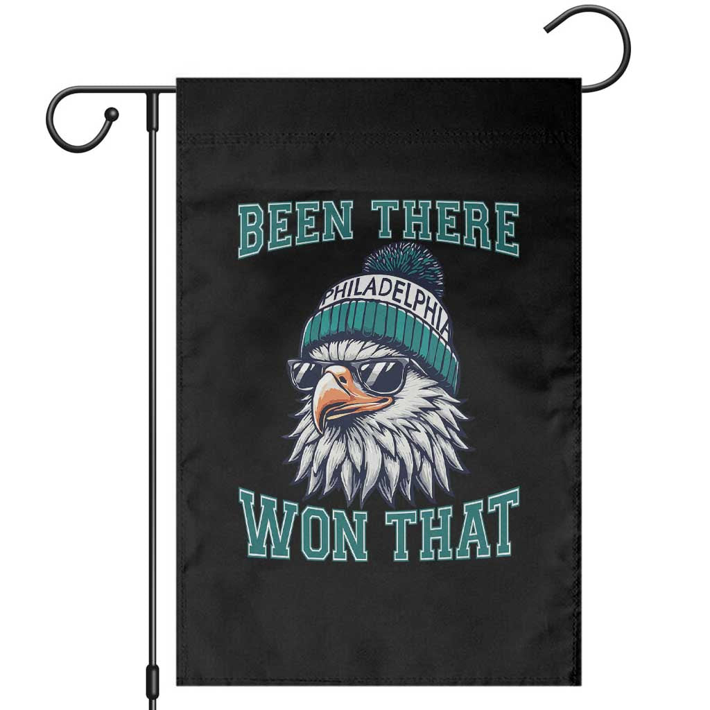 Been There Won That Fierce Eagle Graphic Garden Flag TS02 Black Print Your Wear