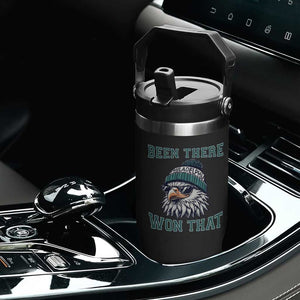 Been There Won That Fierce Eagle Graphic Flip Straw Tumbler TS02 Print Your Wear
